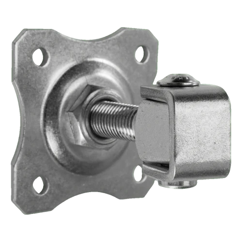 Regulierbares Torband mit Zierblech M16 80×80 mm Stahl verzinkt 001-363 (1)