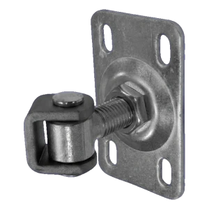 Verstellbares Tor-Scharnier M20 aus Stahl mit Grundplatte 120×75 mm