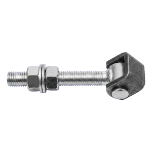 Verstellbares Torscharnier M20 lang verzinkt – 180 mm
