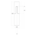 PSG Torband-Scharnier FI 24×80 mit Kugel für Flügeltore 001-472 (2)