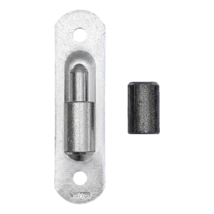 Gerolltes Kugelgelenk ø 24 mit Schild 150×40 mm für Tore und Pforten
