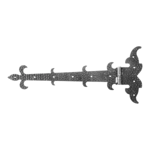 POSTAL Zierbandscharniere rechts Stahl 525 mm – dekorativ