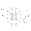 Comunello Albatros Piccolo – Scharnierssystem für Falttore bis 4 m / 100 kg 001-530 (7)