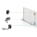 Comunello Albatros Piccolo – Scharnierssystem für Falttore bis 4 m / 100 kg 001-530 (9)