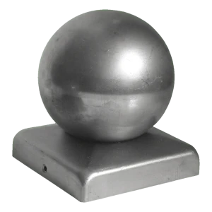 Stalldach für Zäune 60×60 mm mit Zierkugel fi 80 mm