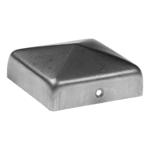Stahlkappe für Zaunpfosten 90×90 mm