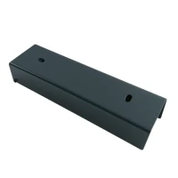 U-Profil Verbinder Halterung für Sockel 200x55 anthrazit graphit