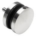 Punkthalter für Glas 8-17,52 mm fi 50/8/M8x45 AISI 304 flaches System Satin 000-477 (1)
