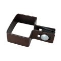 Endschelle für Zaunpaneele 40x60 mm braun GPV-700-15 (1)