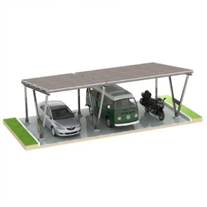 Carport Autoüberdachung VICA 2 Autos + 1 Auto