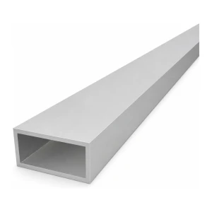 Rechteckiges Aluminiumrohr 30×60×3 mm – geschlossenes Profil EN AW-6060, L=2000 mm