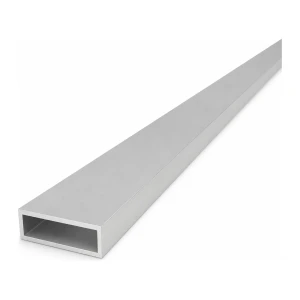 Rechteckiges Aluminiumrohr 15×40×2 mm – geschlossenes Profil EN AW-6060, L=2000 mm