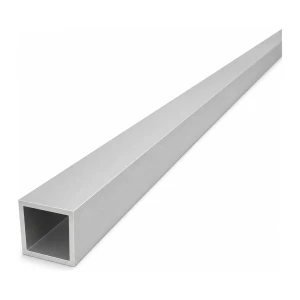 Aluminium-Vierkantrohr 25×25×2 mm – geschlossenes Profil L=2000 mm EN AW-6060