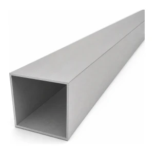 Aluminium-Vierkantrohr 60×60×2 mm – geschlossenes Profil PA38 L=2000 mm