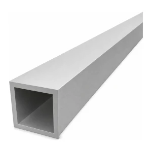 Quadratisches Aluminiumrohr 50×50×5 mm – geschlossenes Profil EN AW-6060, L=2000 mm