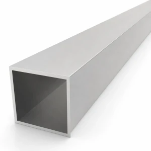 Aluminium-Vierkantrohr 60×60×3 mm – geschlossenes Profil L=2000 mm EN AW-6060
