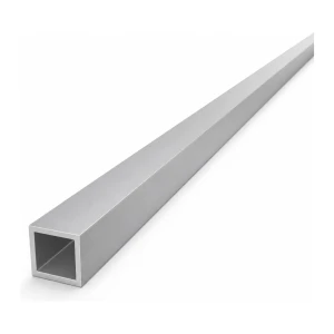 Aluminium-Quadratrohr 20×20×2 mm – geschlossenes Profil L=2000 mm