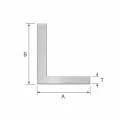 Ungleichschenkliger Aluminiumwinkel 80×40×2 mm – L-Profil, Länge 2000 mm 001-712 (2)