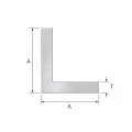 Aluminium-Gleichschenkelwinkel 10×10×2 mm – L-Profil, Länge 2000 mm 001-719 (2)