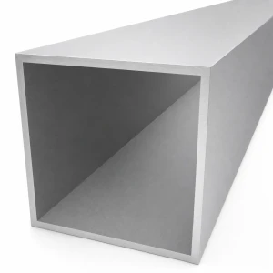 Aluminium-Quadratrohr 100×100×4 mm – geschlossenes Profil L=2000 mm