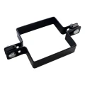 Zwischenschelle für Zaunanlagen 100x100 mm schwarz 000-778 (1)