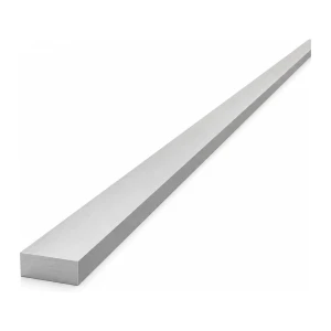 Aluminiumflachstange EN AW-6060 T64, 20×8 mm, Länge 2000 mm