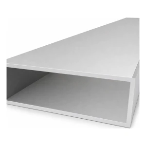 Rechteckiges Aluminiumrohr 50×150×4 mm – geschlossenes Profil EN AW-6060, L=2000 mm
