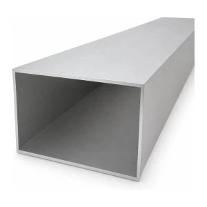 Rechteckiges Aluminium-Rohr 100×150×3 mm – geschlossenes Profil L=2000 mm