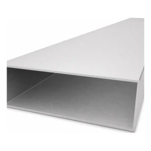 Rechteckiges Aluminiumrohr 50×150×2 mm – geschlossenes Profil L=2000 mm