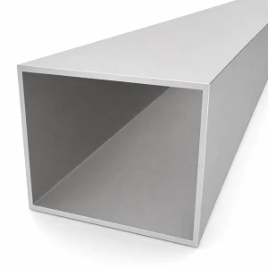 Rechteckiges Aluminiumrohr 80×100×3 mm – geschlossenes Profil L=2000 mm