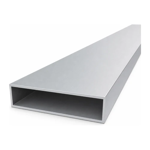 Rechteckiges Aluminiumrohr 25×100×2 mm – geschlossenes Profil EN AW-6060, L=2000 mm 001-855 (1)