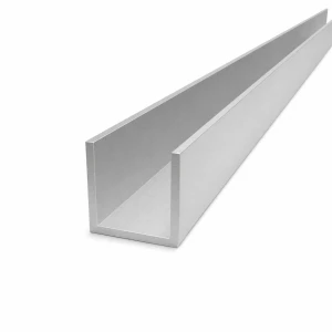 Aluminiumkanal 40×40×3 mm – C/U-Profil EN AW-6060, L=2000 mm