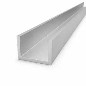 Aluminium-U-Profil 60×40×5 mm – C/U-Profil EN AW-6060, Länge 2000 mm