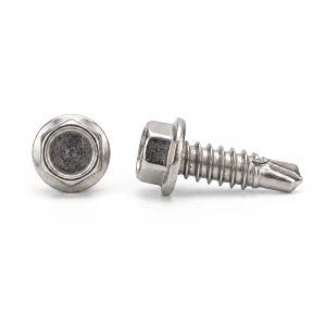 Bohrschraube DIN 7504 K 4,8x19 mm A2, Sechskantkopf mit Flansch, Packung 500 Stück