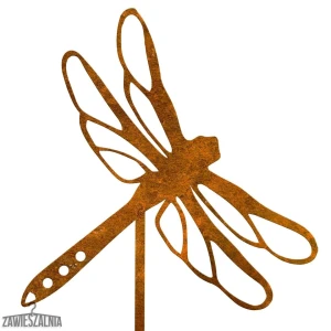 Zawieszalnia – Gartendekoration Libelle aus Corten-Stahl XL 19×99 cm
