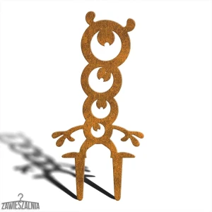 Zawieszalnia Gartendeko Monströses Monster Rebis L – Corten-Dekoration 20×41 cm