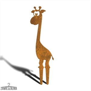 Zawieszalnia – Gartendekoration Haustier Giraffe Gloria L 44 cm, Cortenstahl
