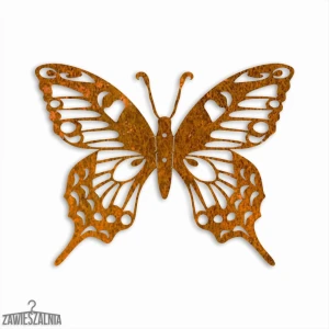 Zawieszalnia – 3D Wanddekoration Schmetterling Rusałka M 30 cm Cortenstahl