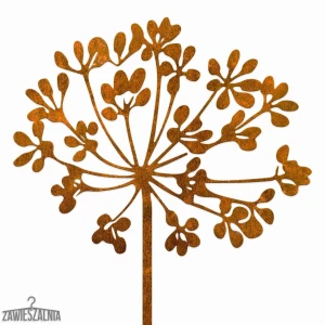 Zawieszalnia – Gartendekoration Rostiger Dill XXL aus Cortenstahl 19×96 cm