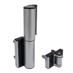 Locinox Puma – hydraulischer Torschließer und Scharnier 180° für Gartentore bis 75 kg, silber