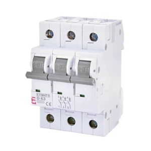 ETI ETIMAT 6 – Leitungsschutzschalter C 20A 3P 6kA für PV- und Gebäudeinstallationen
