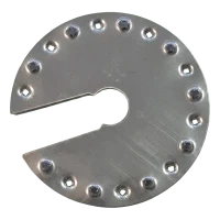 PV-Erdungsscheibe rund mit Aussparung Ø44 mm – Edelstahl A2