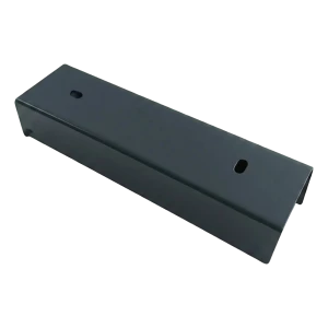 U-Profil für Zaunsockel 200×55 mm – verzinkter Stahl, anthrazit