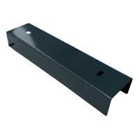 U-Profil für Zaunsockel 250×55 mm – verzinkter Stahl, anthrazit