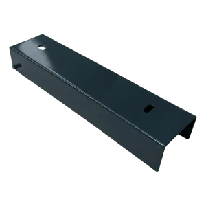 U-Profil für Zaunsockel 250×55 mm – verzinkter Stahl, anthrazit