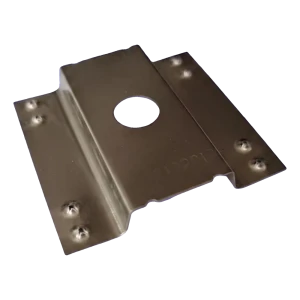 Erdungsplatte Typ Ω aus Edelstahl A2 für Photovoltaikmodule