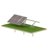 Photovoltaik-Bodenmontage Solar KIT T1V Light für 6 Module