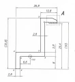 Seitenklemme H30 schwarz eloxiert – PV-Endklemme L50 PV-03-02 (3)
