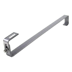 Verstellbarer Dachhaken S 450 mm für die Montage von PV-Modulen – Edelstahl 1.4016