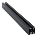 PV-Montageprofil Aluminium 40×40 mm schwarz eloxiert – Schiene 625 cm für M10-Schrauben PV-01-02-AN (1)